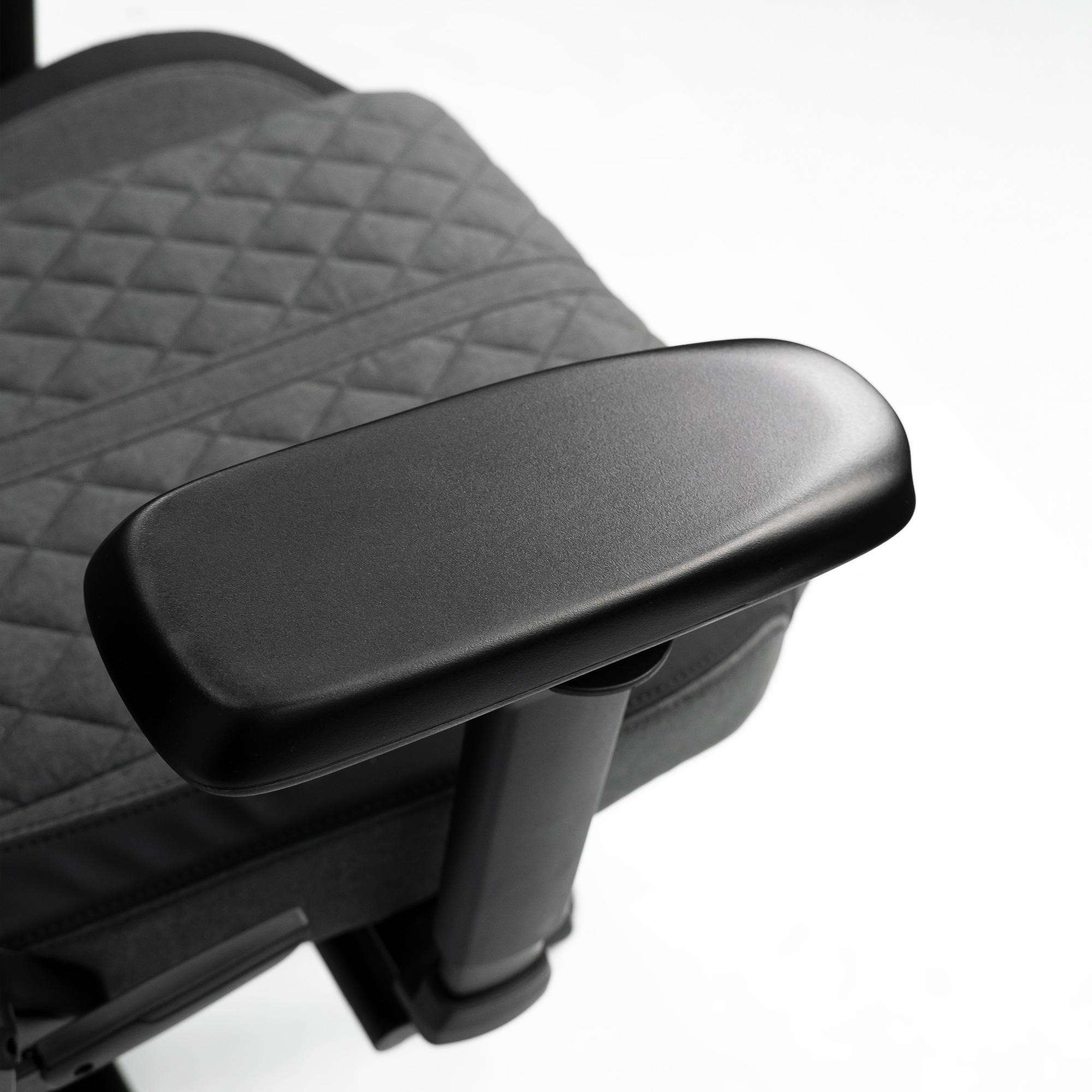 A large main feature product image of EX-DEMO BattleBull Crosshair+ Gaming Chair - Dark Grey Weave