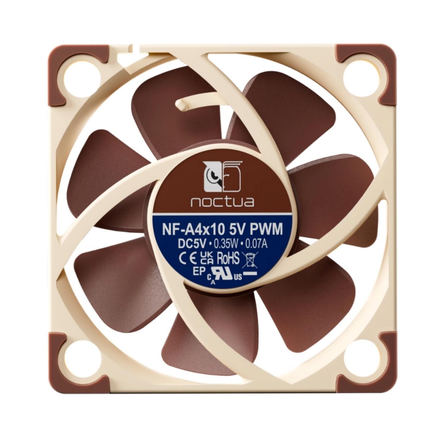 A large main feature product image of EX-DEMO Pulsar x Noctua Feinmann F01 - 73g Lightweight 8K Wireless Fan-Cooled Gaming Mouse (Noctua Edition)
