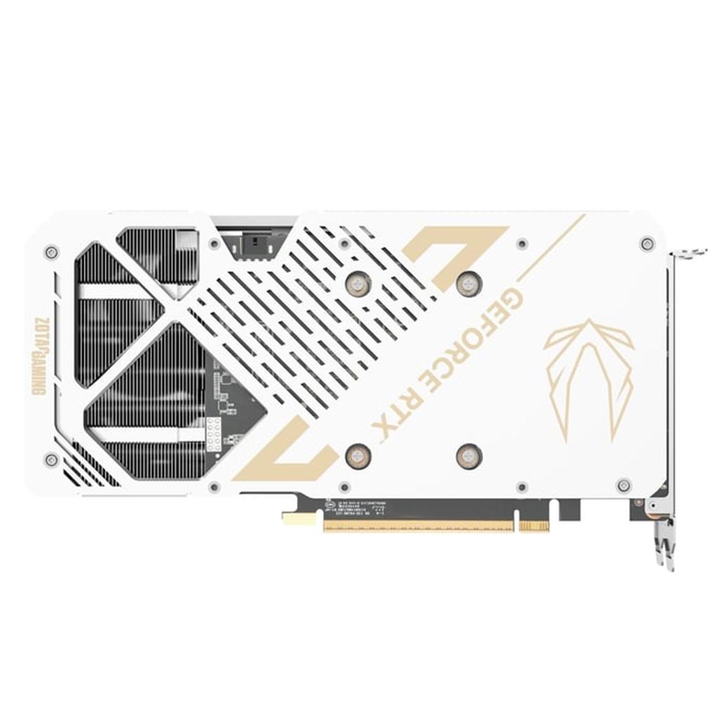 A large main feature product image of ZOTAC GAMING GeForce RTX 5070 Twin Edge OC 12GB GDDR7 (White)