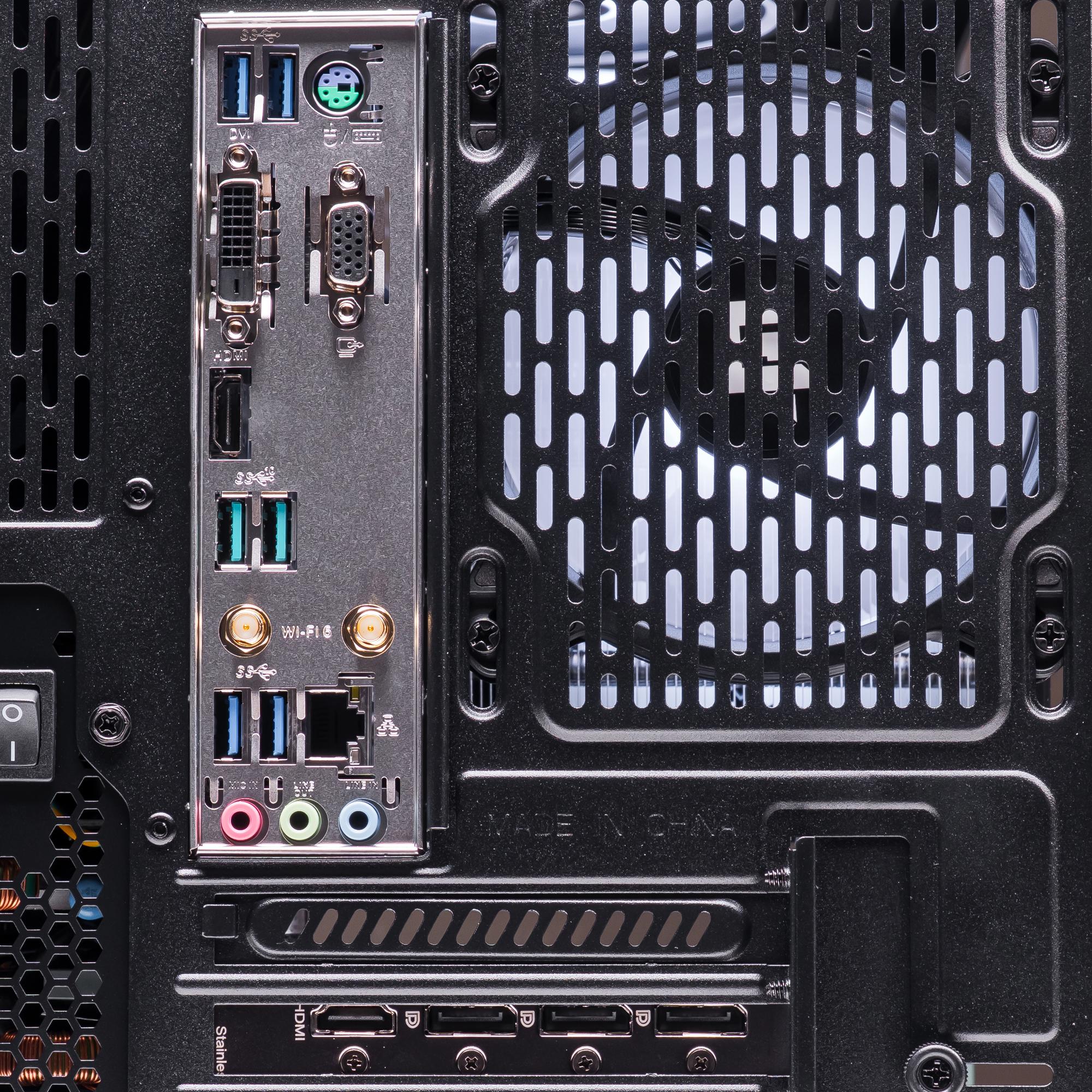 A large main feature product image of PLE Anchor 3060 Prebuilt Ready To Go Gaming PC