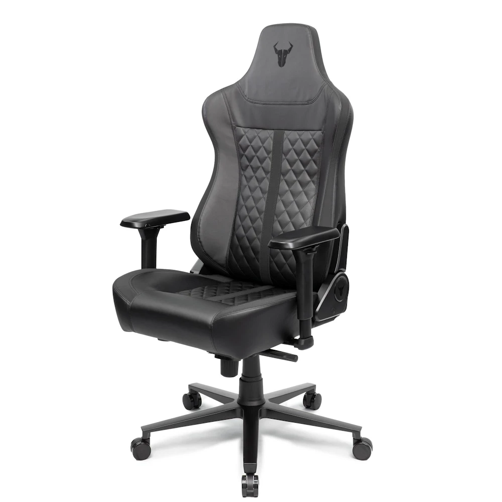 EX-DEMO BattleBull Crosshair XL Gaming Chair - Black EPU Leather
