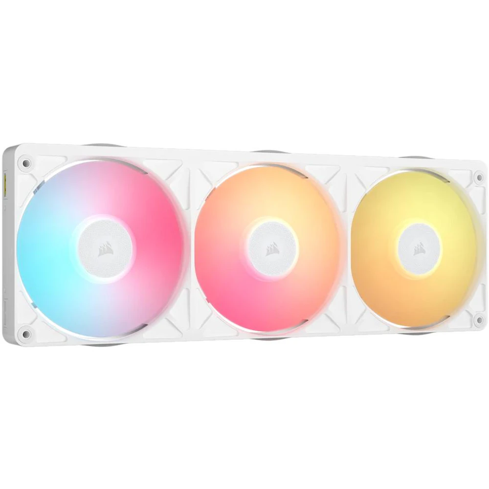 Corsair iCUE LINK RX360 II RGB - 360mm PWM Triple Block Fan w/ iCUE LINK System Hub (White)