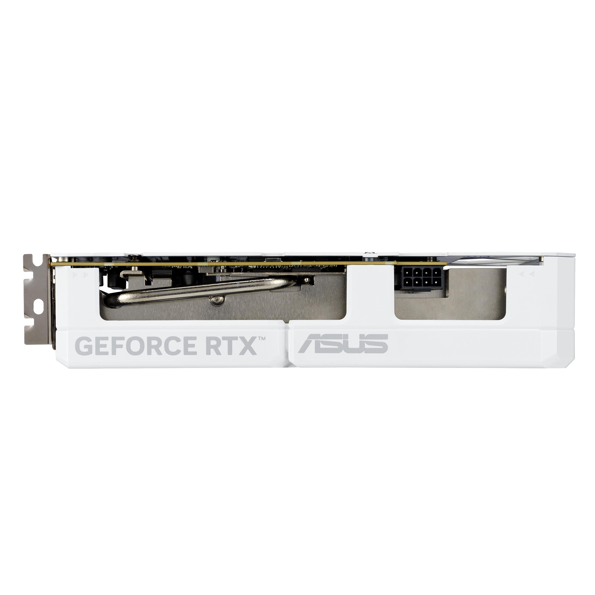 A large main feature product image of ASUS GeForce RTX 5060 Ti Dual 8GB GDDR7 - White