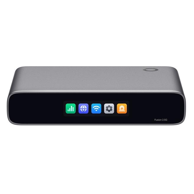 A large main feature product image of TP-Link Omada Fusion Pro 2.5G Gateway