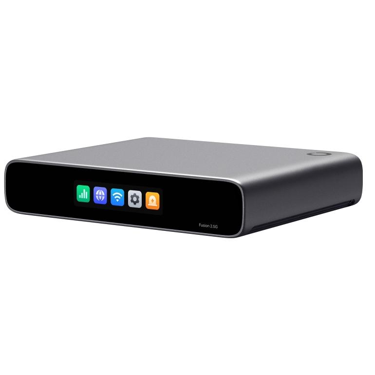 A large main feature product image of TP-Link Omada Fusion Pro 2.5G Gateway