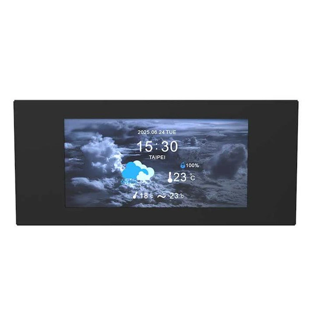 Thermaltake LCD Display Panel Kit for View 600 Tempered Glass Case Black Edition