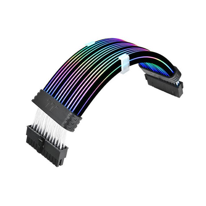 A large main feature product image of Thermaltake Tt Mod 24 Pin ARGB Illuminated Extension Cable