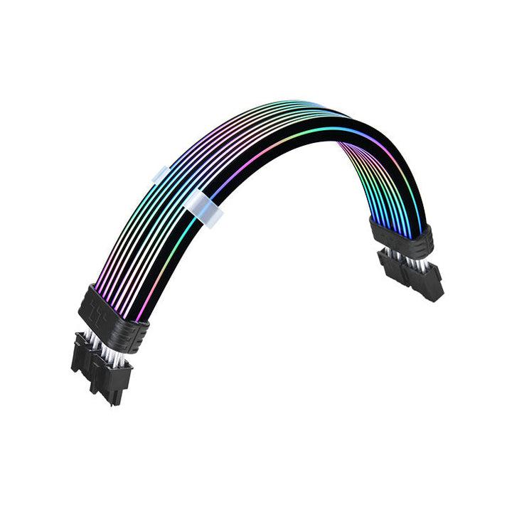 A large main feature product image of Thermaltake Tt Mod 8 pin ARGB Illuminated Extension Cable