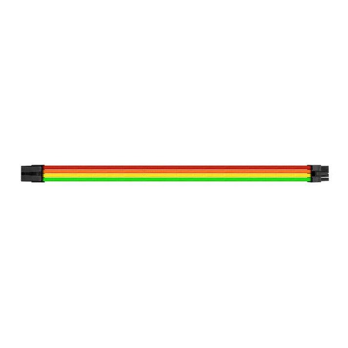A large main feature product image of Thermaltake TtMod Sleeved PSU Extension Cable Set - Rainbow