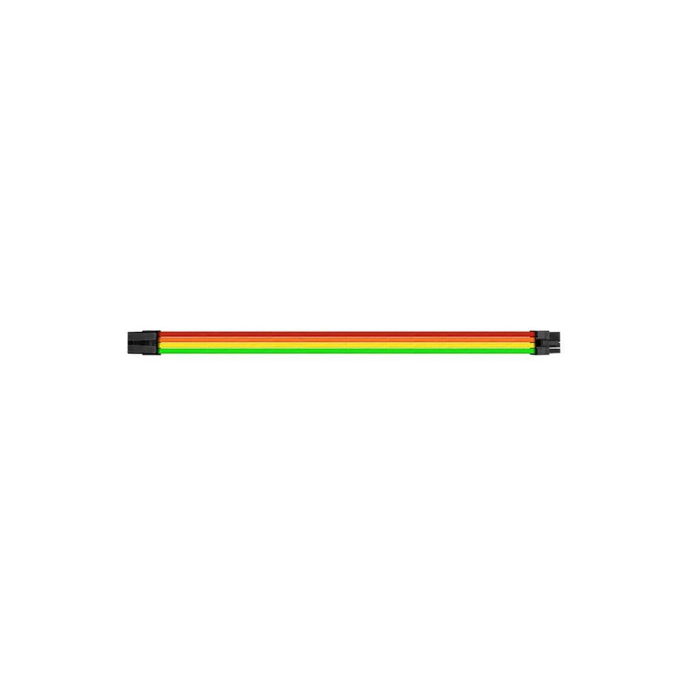 A large main feature product image of Thermaltake TtMod Sleeved PSU Extension Cable Set - Rainbow