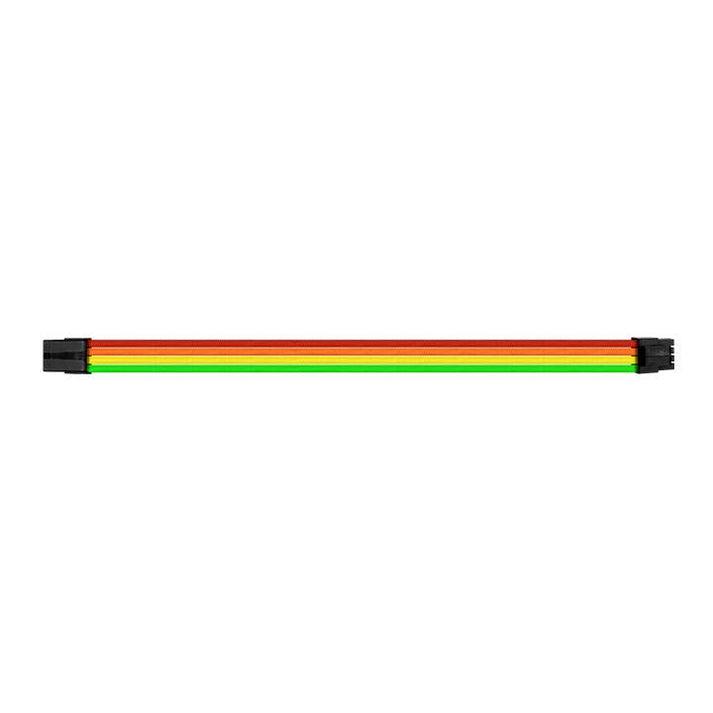 A large main feature product image of Thermaltake TtMod Sleeved PSU Extension Cable Set - Rainbow