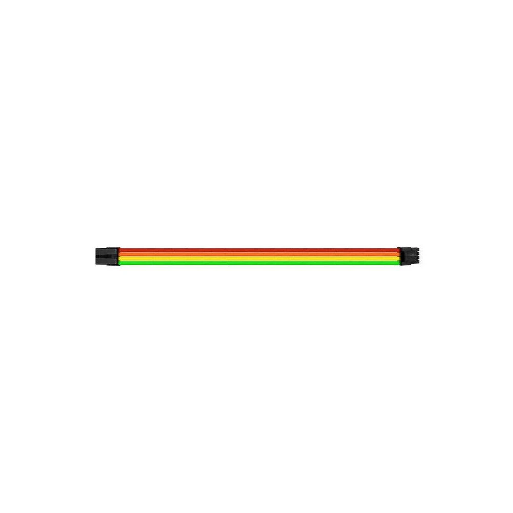 A large main feature product image of Thermaltake TtMod Sleeved PSU Extension Cable Set - Rainbow