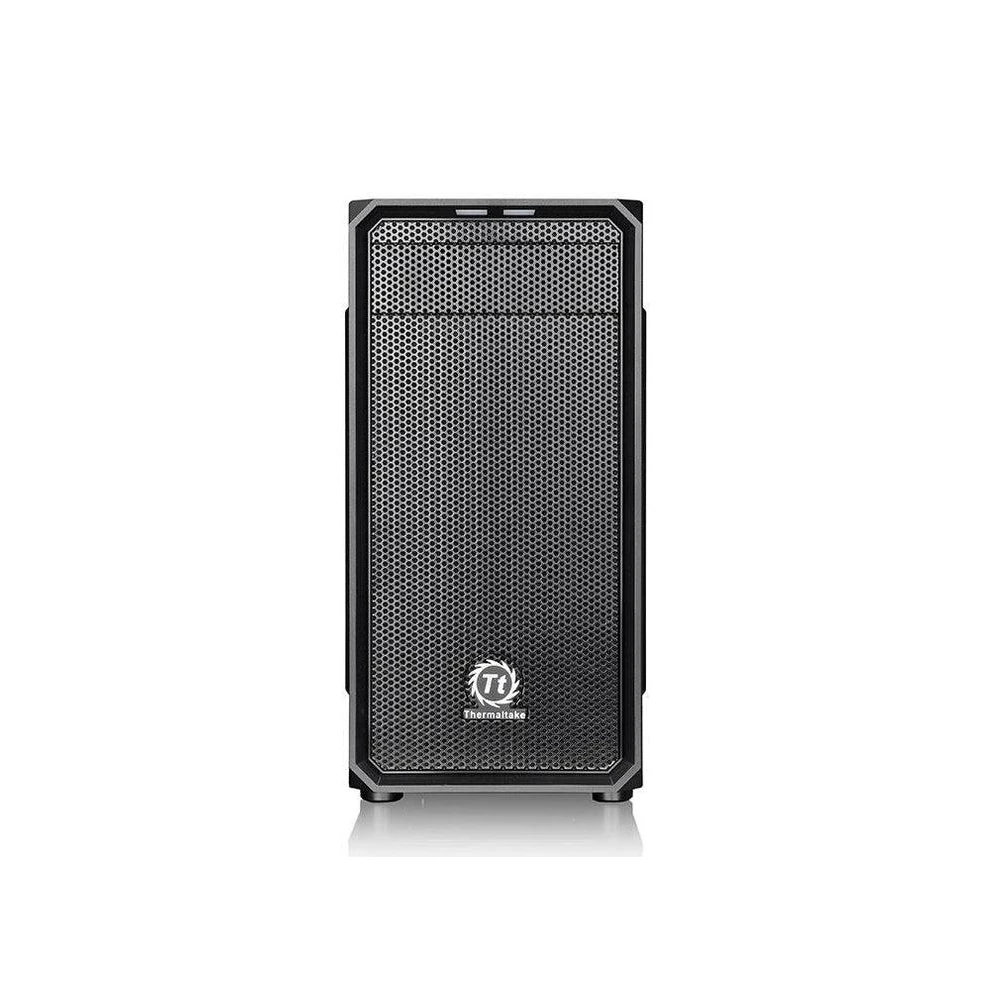 A large main feature product image of Thermaltake Versa H15 Micro ATX Case with 450W PSU