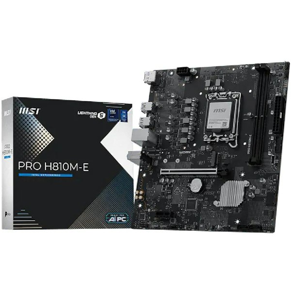 MSI PRO H810M-E LGA1851 mATX Desktop Motherboard