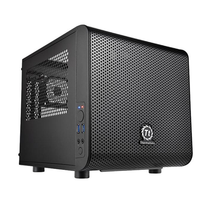 A large main feature product image of Thermaltake Core V1 SFF Case - Black