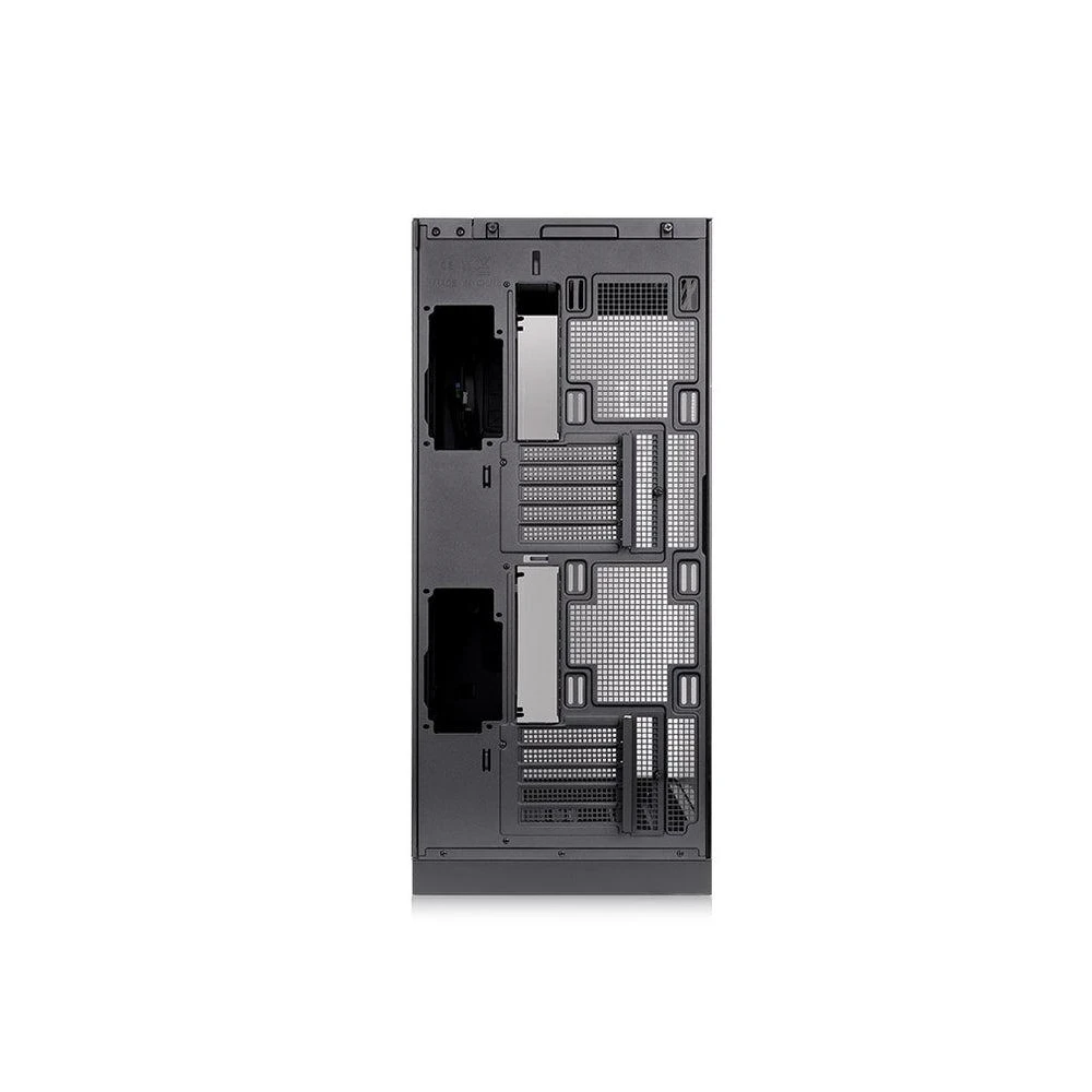 A large main feature product image of Thermaltake CAPO X Curved TG Dual System Micro Case - Black Edition