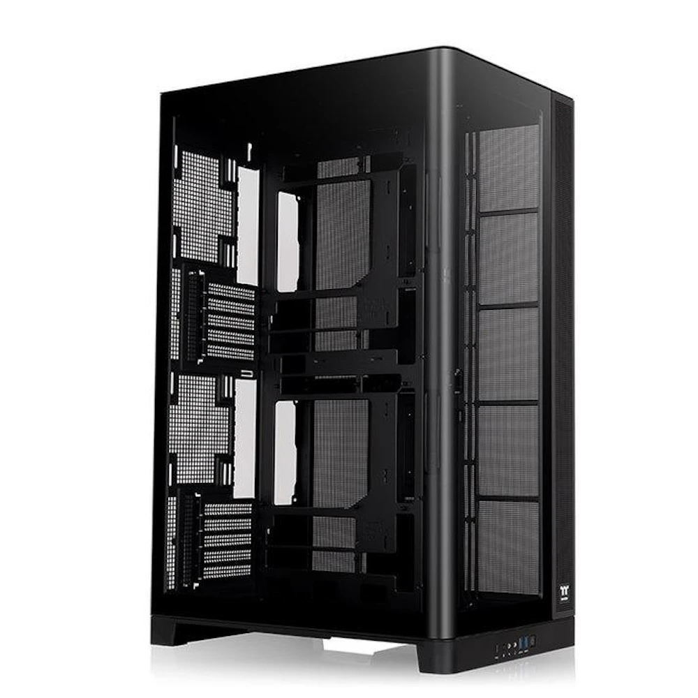 Thermaltake CAPO X Curved TG Dual System Micro Case - Black Edition