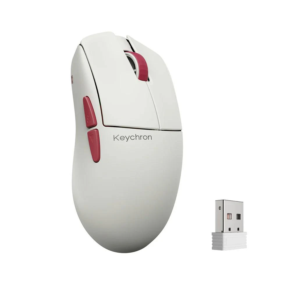 EX-DEMO Keychron G4 - 8K Wireless Gaming Mouse (White)