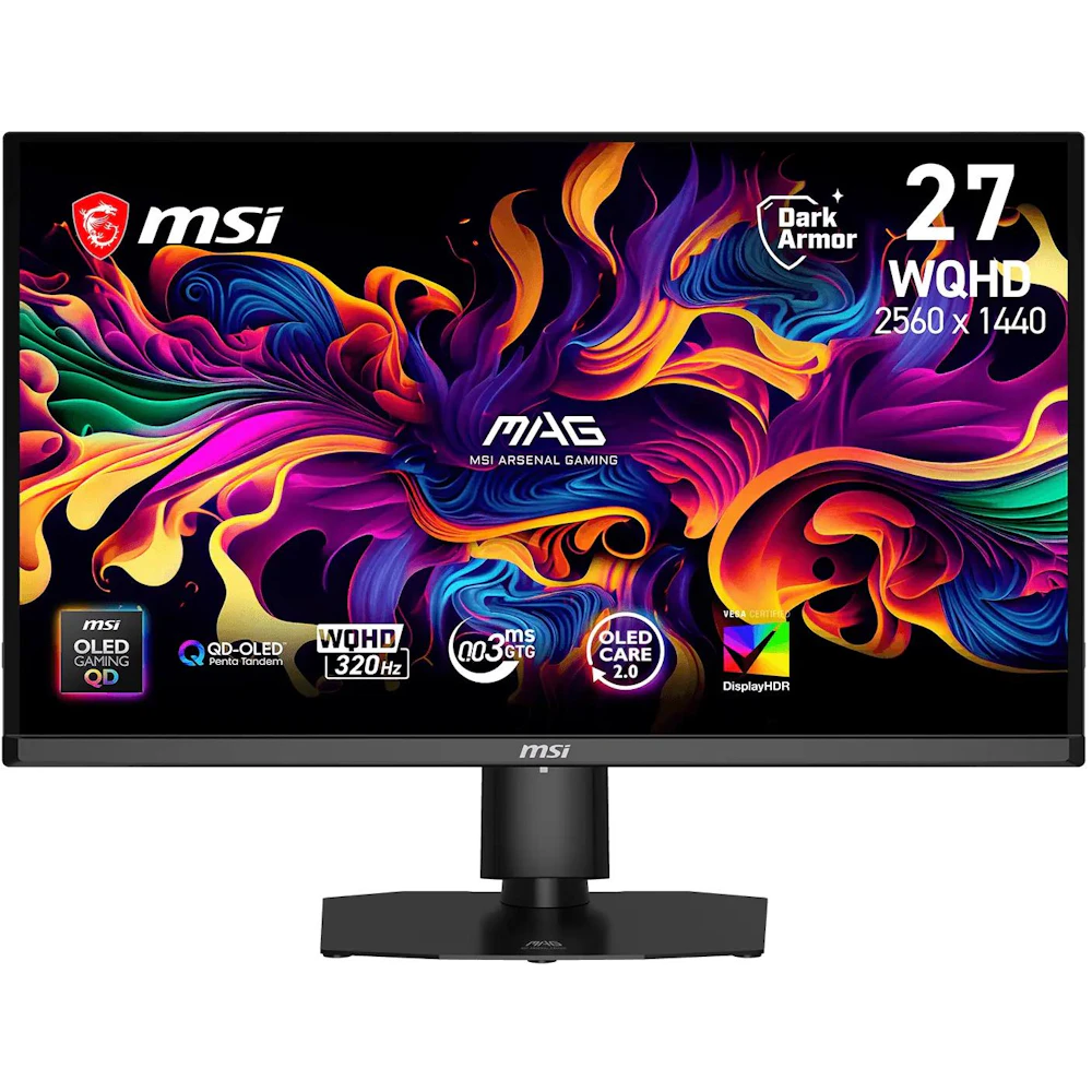 MSI MAG OLED 271QPX32 - 27" 1440p 320Hz 0.03ms Gaming Monitor