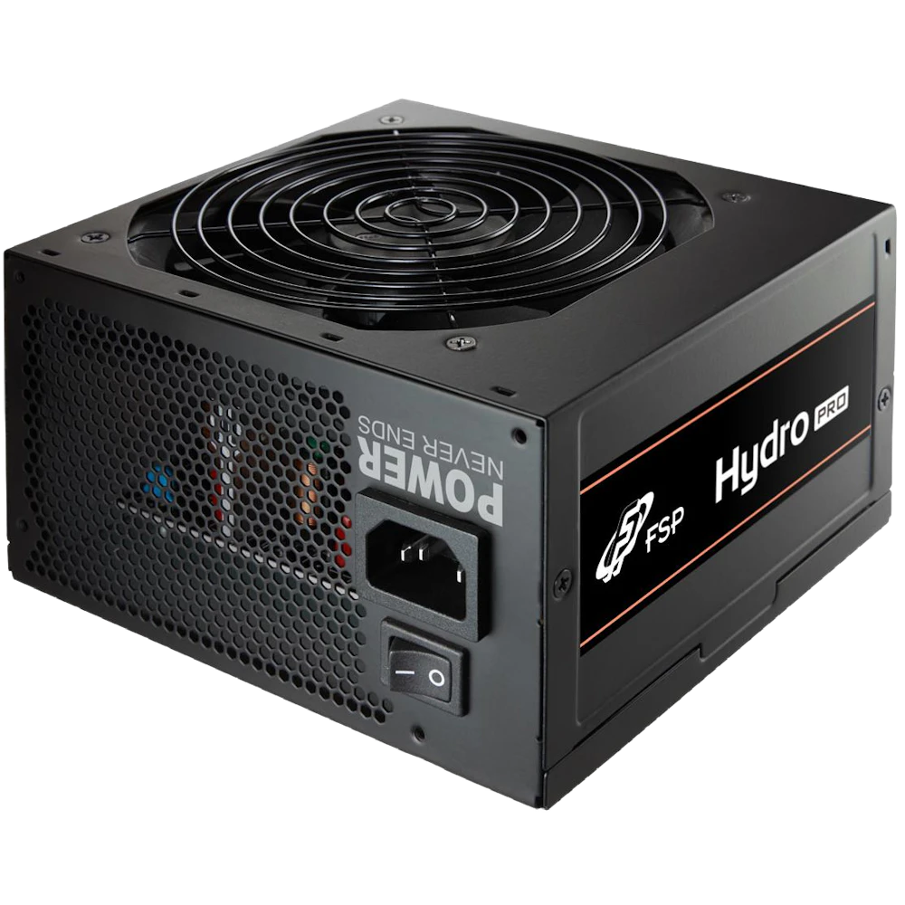A large main feature product image of EX-DEMO FSP Hydro PRO 800W Bronze PCIe 5.0 ATX 3.0 PSU