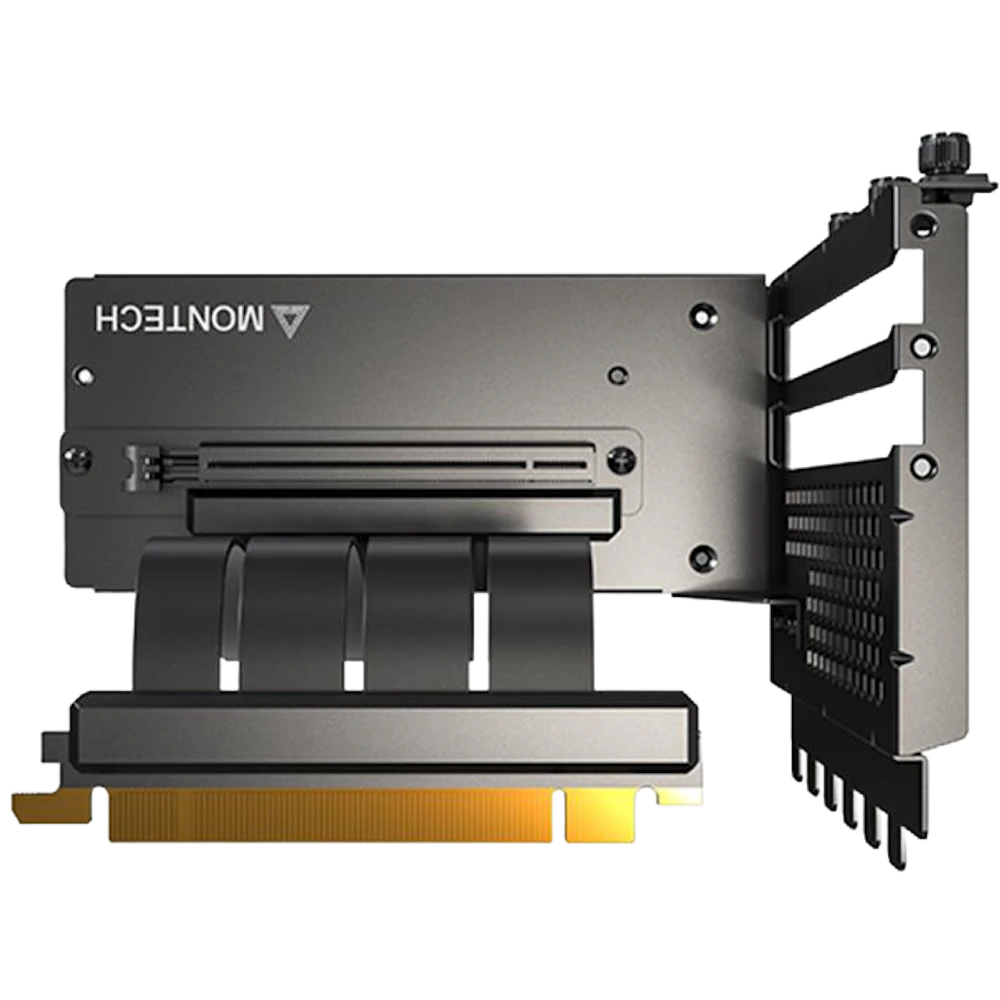A large main feature product image of EX-DEMO Montech Vertical GPU Mounting Kit (Black)