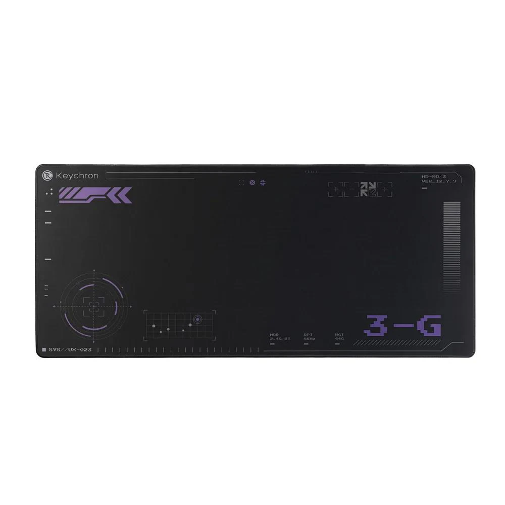Keychron Polyester Desk Mat (Black Purple)