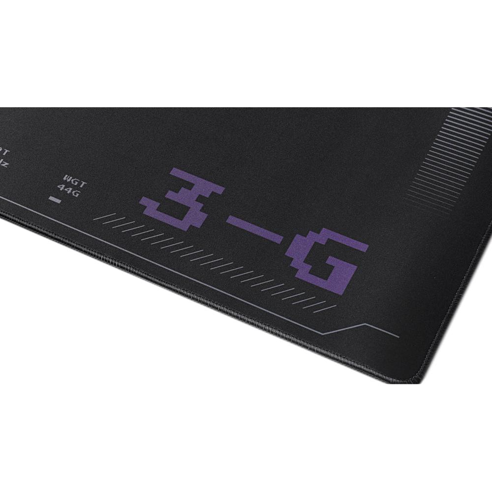 A large main feature product image of Keychron Polyester Desk Mat (Black Purple)