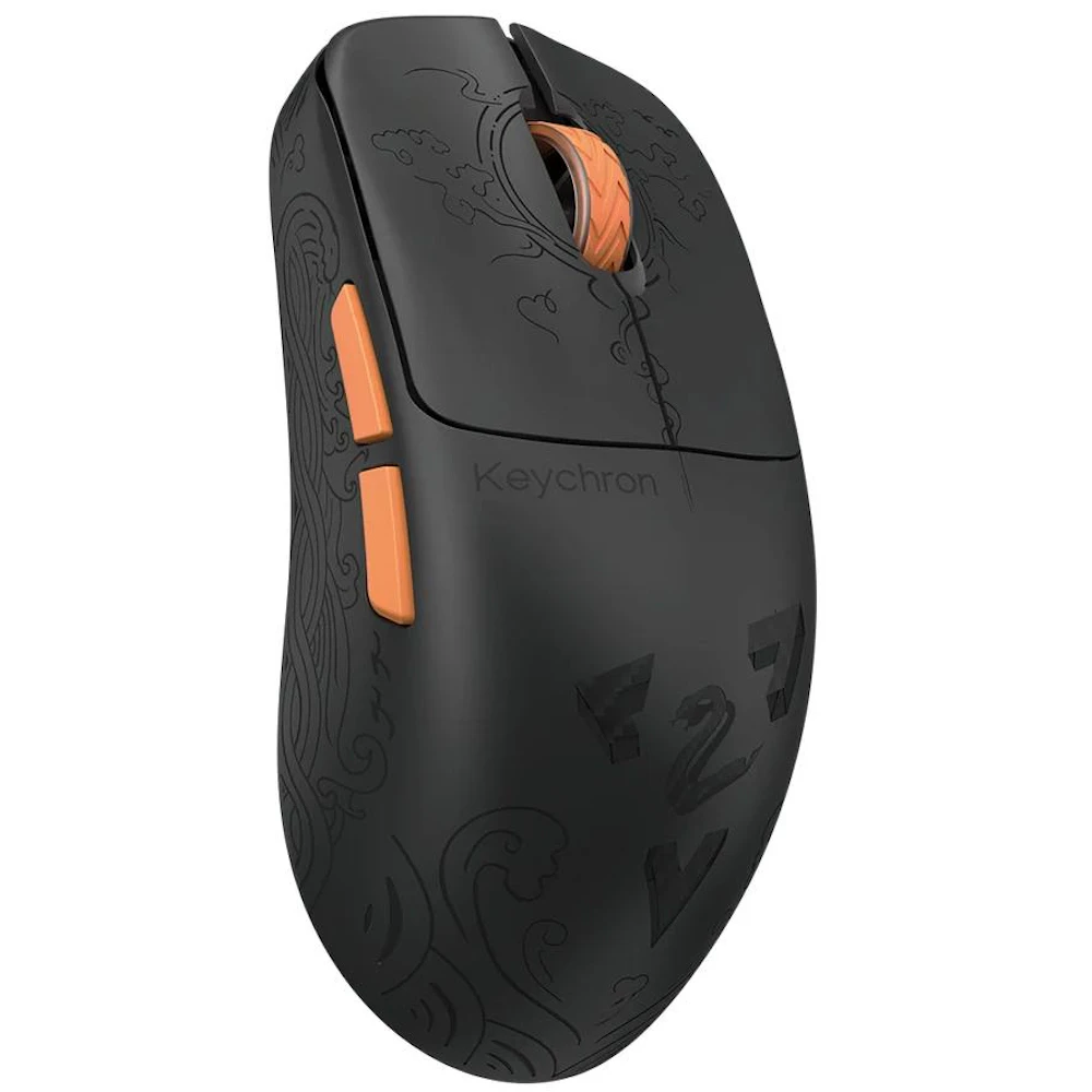 Keychron G3 HE 8K Wireless Mouse (Black Carbon Fiber)