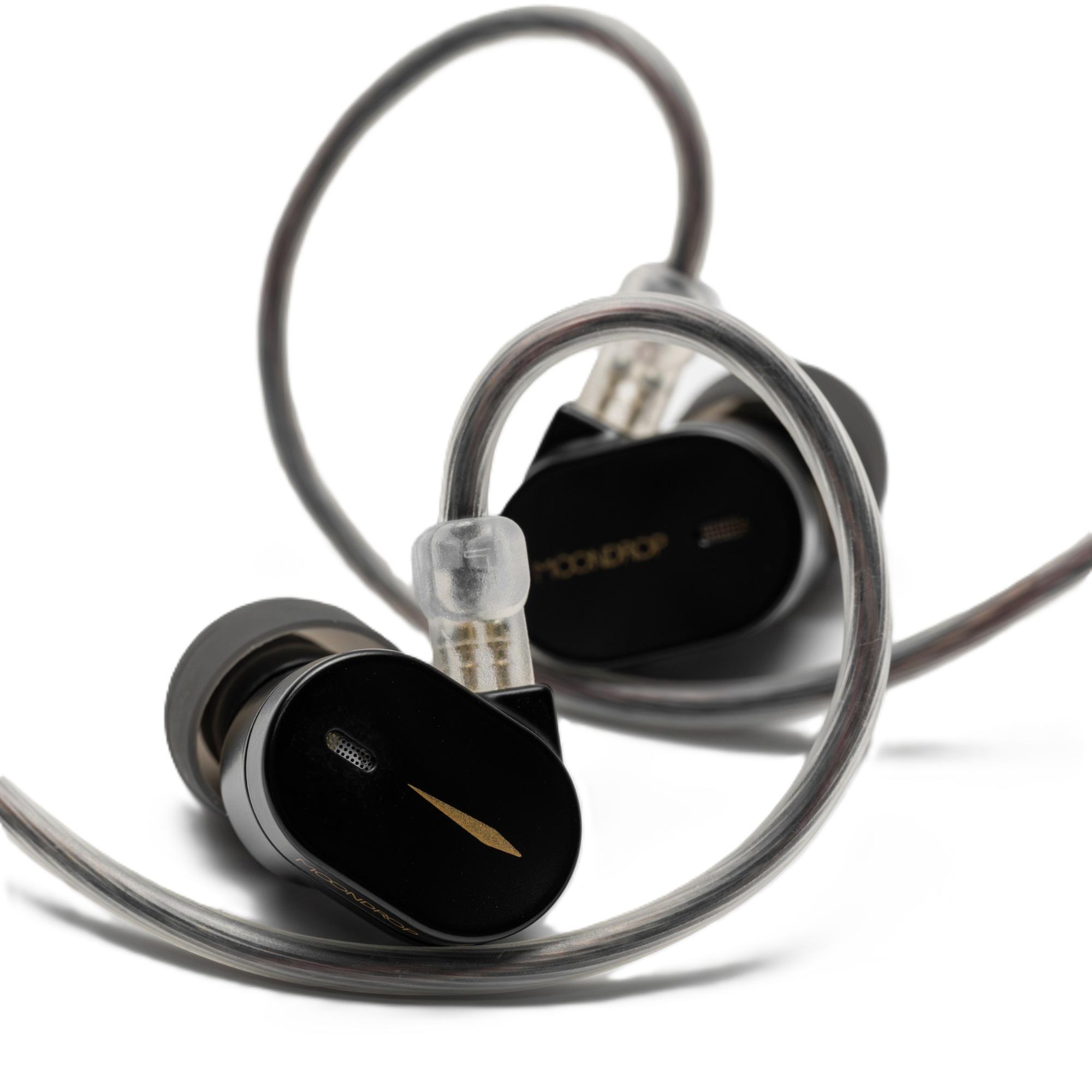 A large main feature product image of Moondrop CHU III Dynamic Driver Wired IEM In-Ear Monitor Headphones