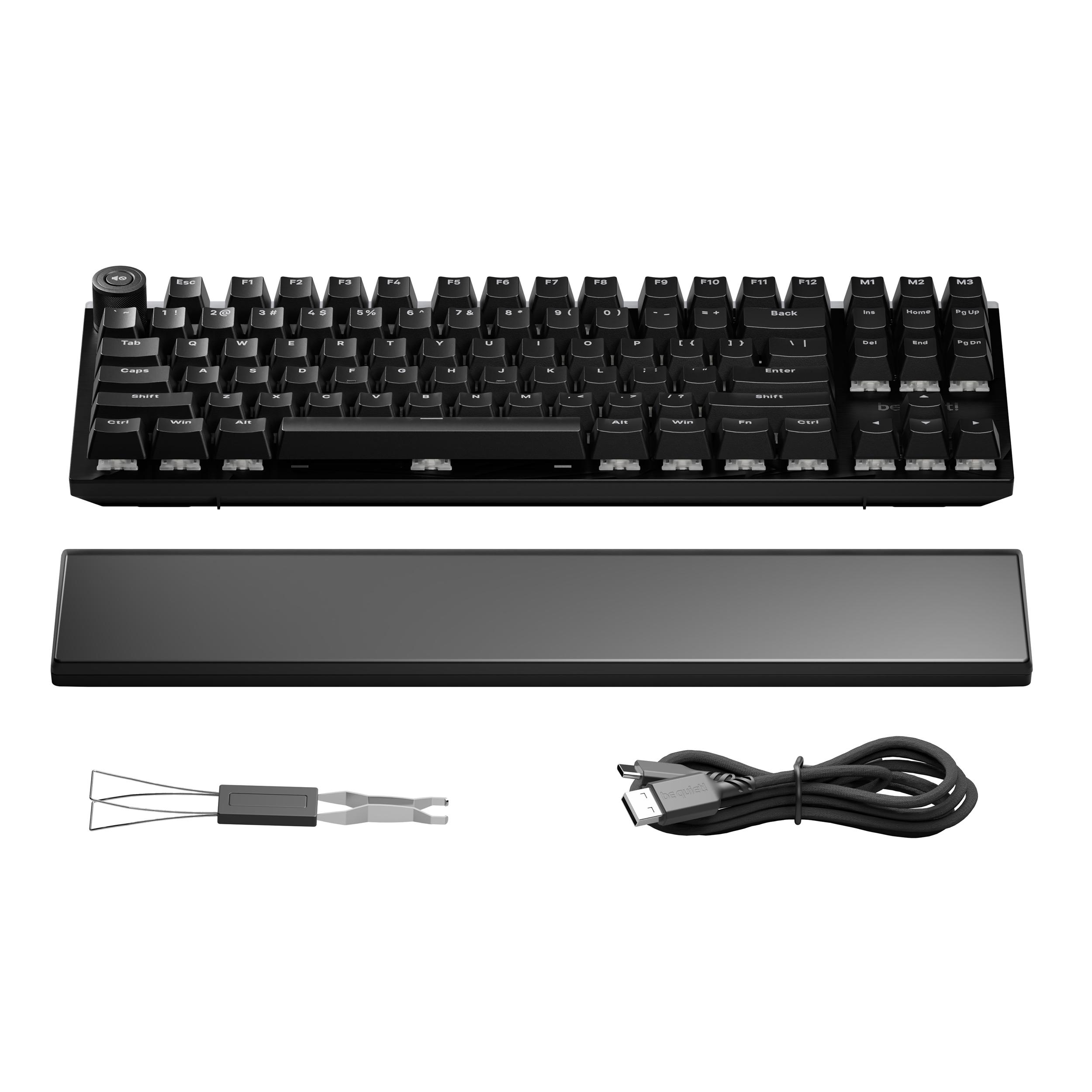 A large main feature product image of be quiet! LIGHT MOUNT TKL Modular Mechanical Keyboard (Silent Tactile)