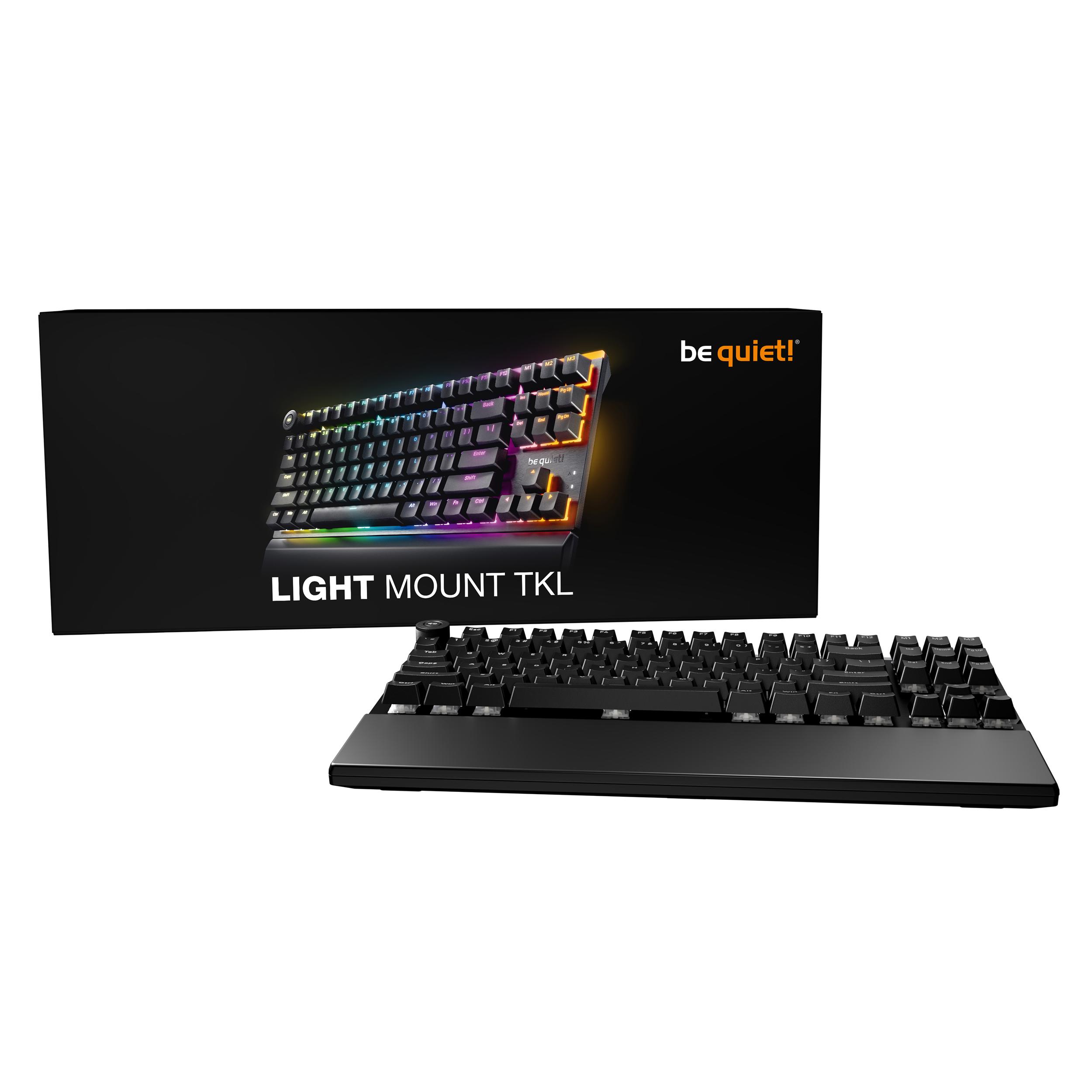 A large main feature product image of be quiet! LIGHT MOUNT TKL Modular Mechanical Keyboard (Silent Tactile)