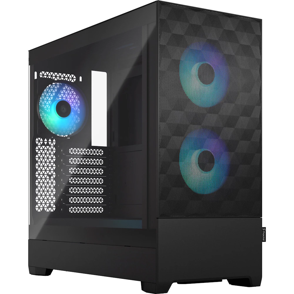 EX-DEMO Fractal Design Pop Air RGB TG Clear Tint Mid Tower Case (Black)