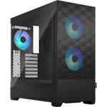 A small tile product image of EX-DEMO Fractal Design Pop Air RGB TG Clear Tint Mid Tower Case (Black)