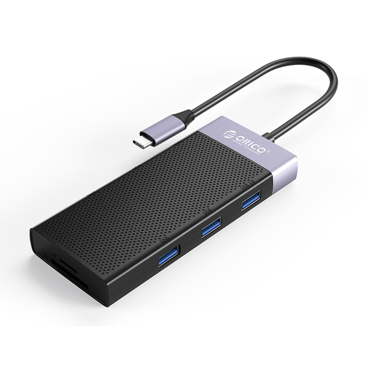 A large main feature product image of ORICO 10 In 1 Multifunctional Docking Station with 87w Power Delivery
