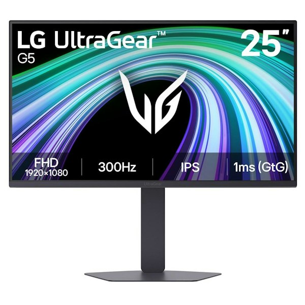 LG 25G550B-B Ultragear - 25" 1080p 300Hz 1ms IPS Gaming Monitor