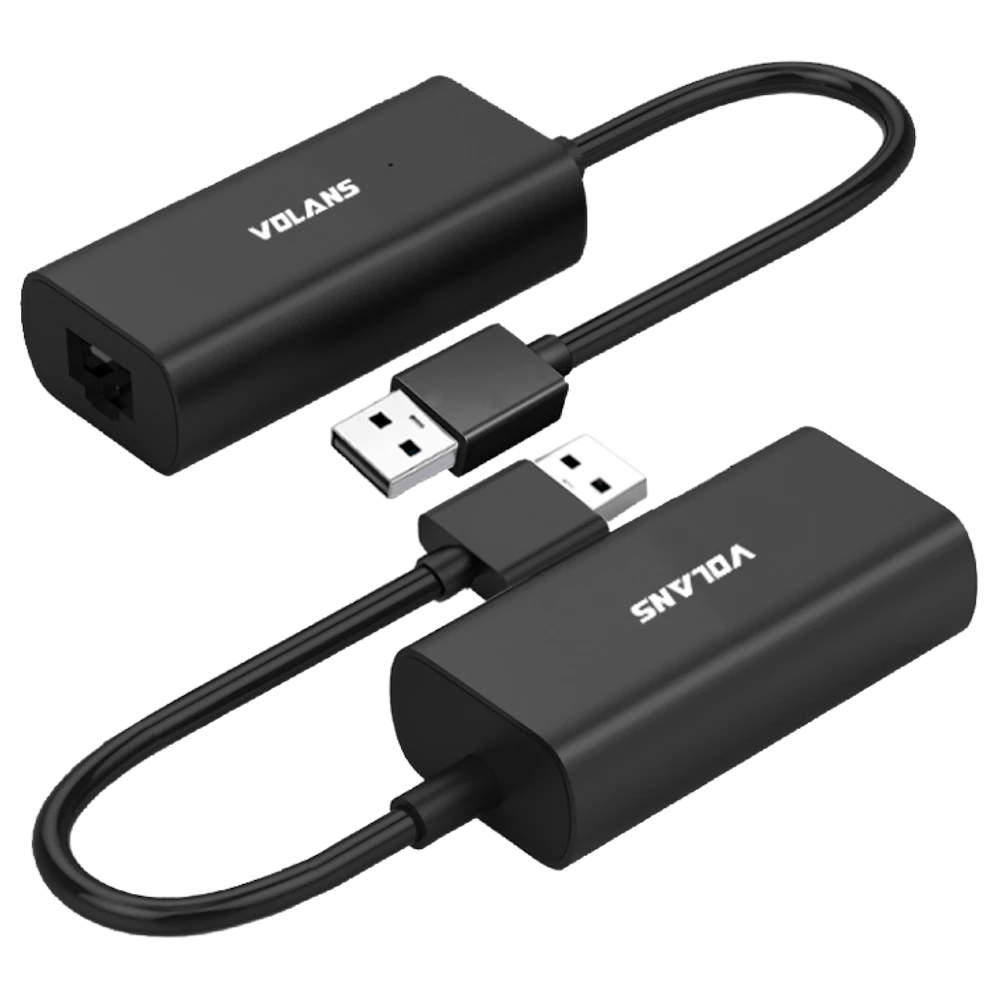 A large main feature product image of EX-DEMO Volans Aluminium USB3.0 to RJ45 Gigabit Ethernet Adapter