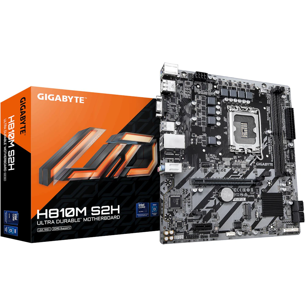 Gigabyte H810M S2H LGA1851 mATX Desktop Motherboard