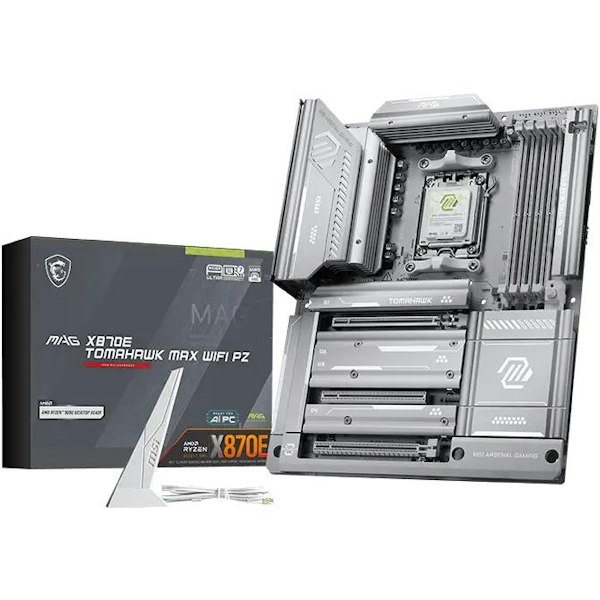 MSI MAG X870E Tomahawk MAX WIFI PZ AM5 ATX Desktop Motherboard