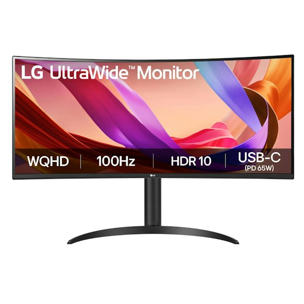 LG 34BQ65VA-B - 34" Curved 1440p UltraWide 100Hz VA Monitor