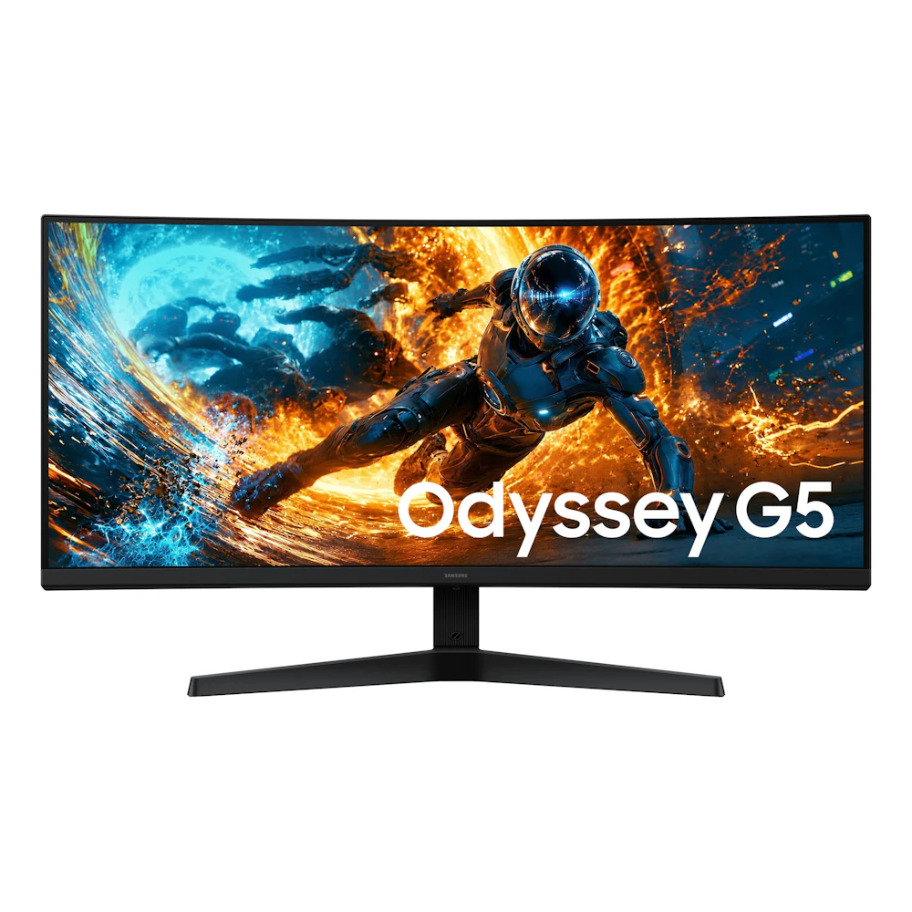 Samsung Odyssey G55H - 34" Curved 1440p Ultrawide 180Hz VA Gaming Monitor