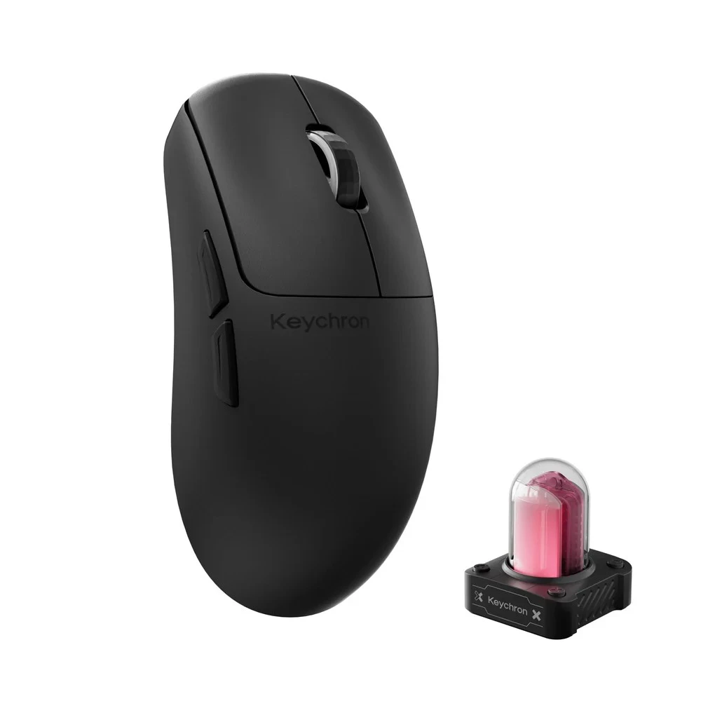 Keychron G6 HE 8K Wireless Mouse - Black