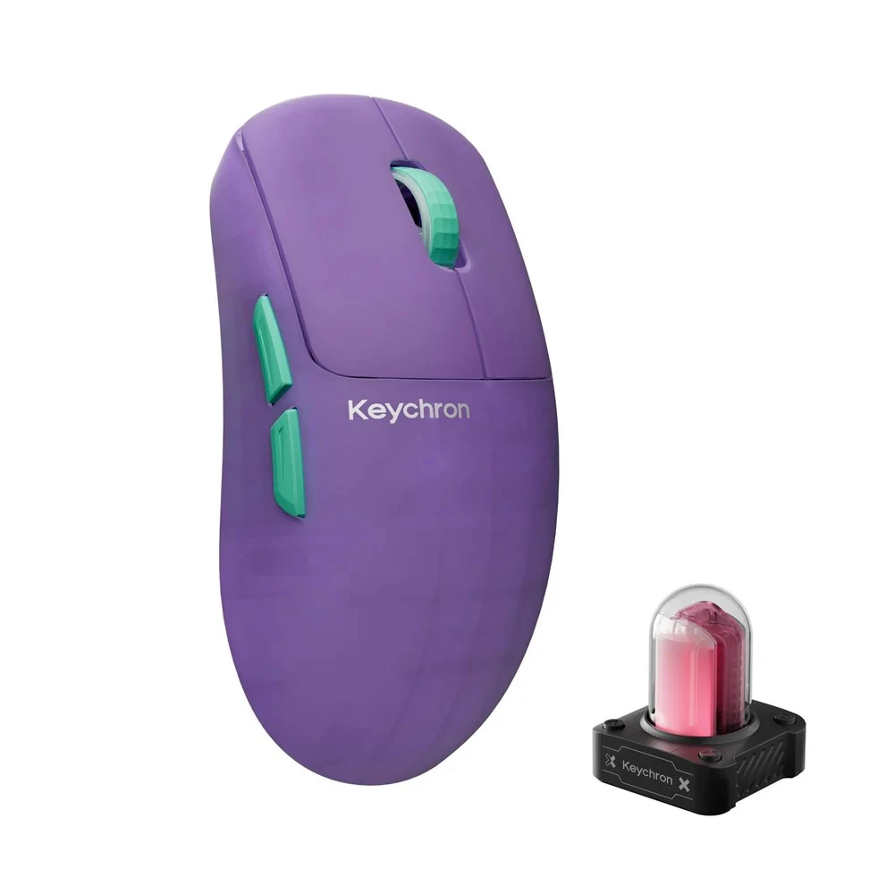 Keychron G6 HE 8K Wireless Mouse - Lavender
