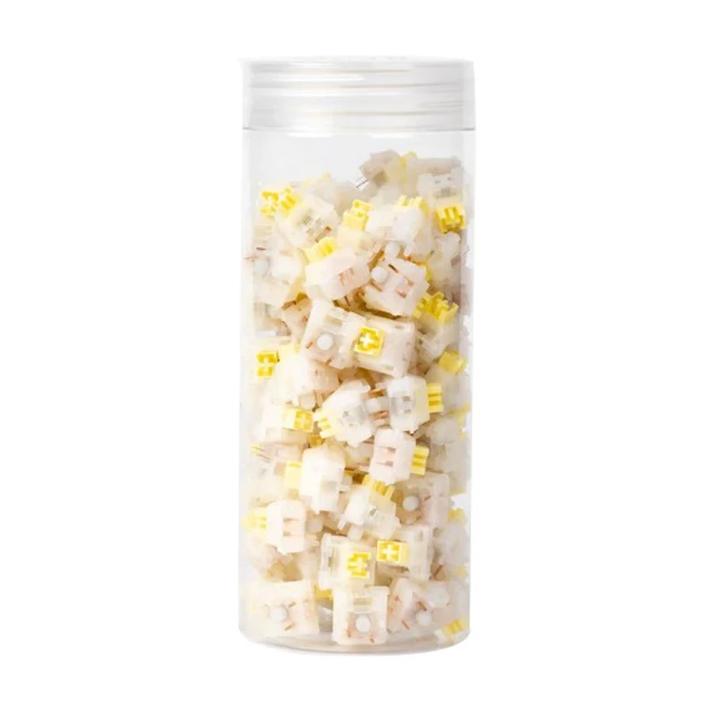 Keychron Silent Banana - 57g Silent Tactile Pre-Lubed Switch Set(110pcs)