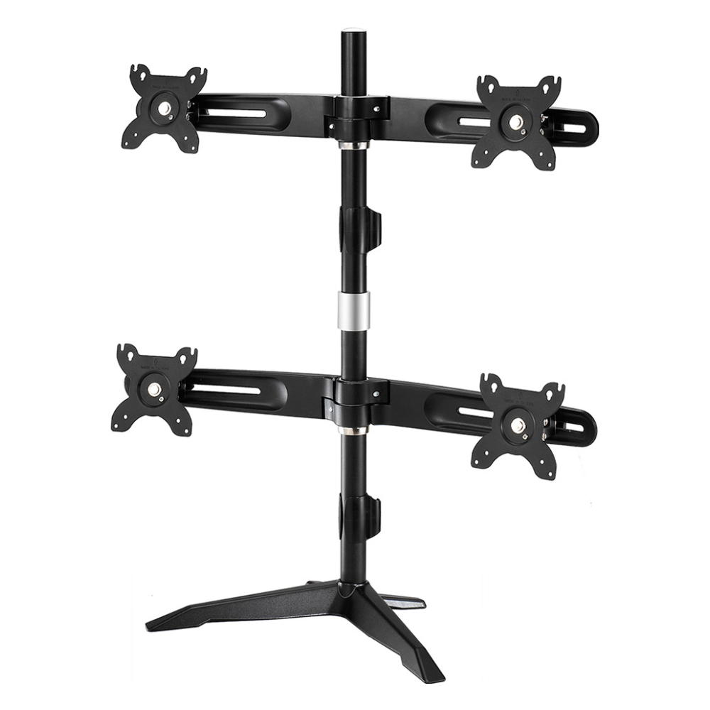 A large main feature product image of Aavara AV-DS400 Freestanding Quad Monitor Stand (up to 24")