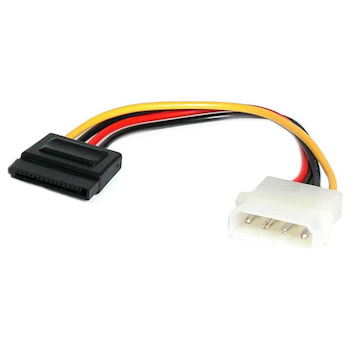 Product image of Startech Molex to SATA Power 15cm Cable Adapter - Click for product page of Startech Molex to SATA Power 15cm Cable Adapter