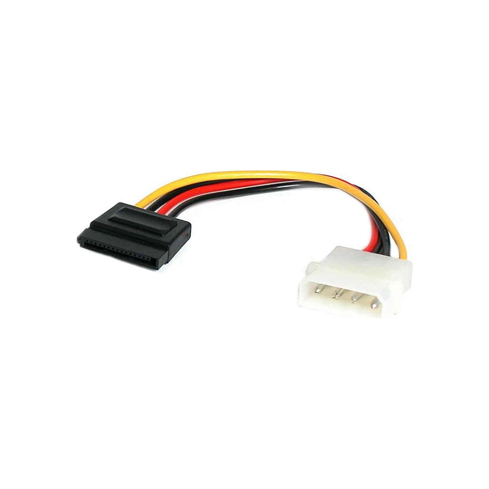 A large main feature product image of Startech Molex to SATA Power 15cm Cable Adapter