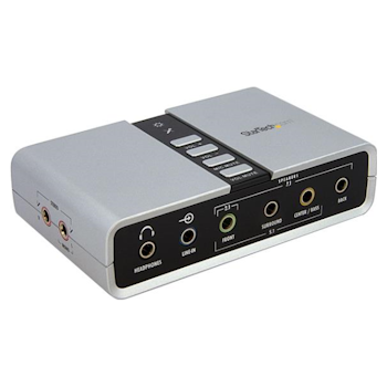 Product image of Startech USB Audio Adapter External Sound Card - Click for product page of Startech USB Audio Adapter External Sound Card