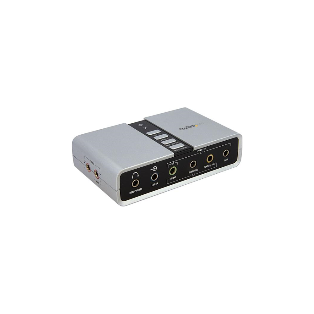 A large main feature product image of Startech USB Audio Adapter External Sound Card