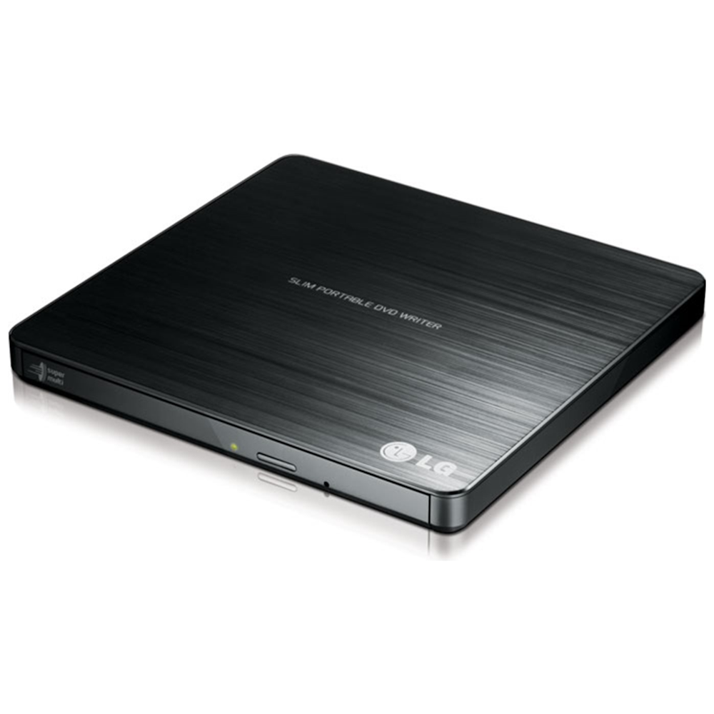 A large main feature product image of LG GP60NB50 Slim External USB2.0 DVD Writer