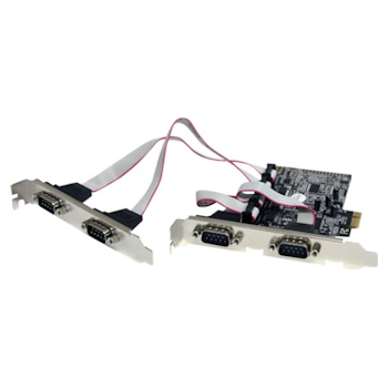 Product image of Startech 4 Port PCIe Serial Adapter Card - Click for product page of Startech 4 Port PCIe Serial Adapter Card